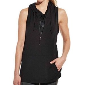 CALIA HOODED RACER BACK PULLOVER (141)